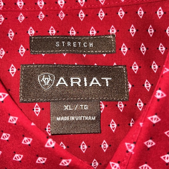Ariat Stretch Long Sleeve Button Down Western Shirt - Picture 7 of 12